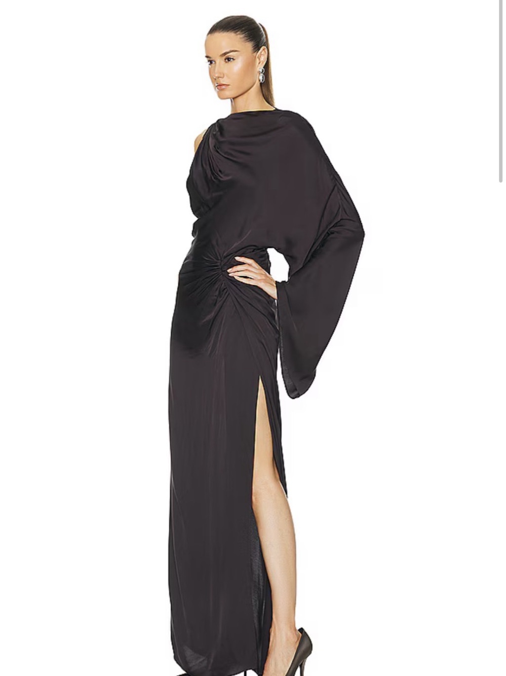 L'Academie Cassia Gown in Dark Brown